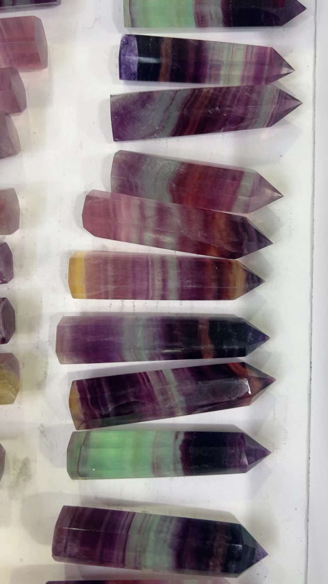 Watermelon Fluorite Tower
