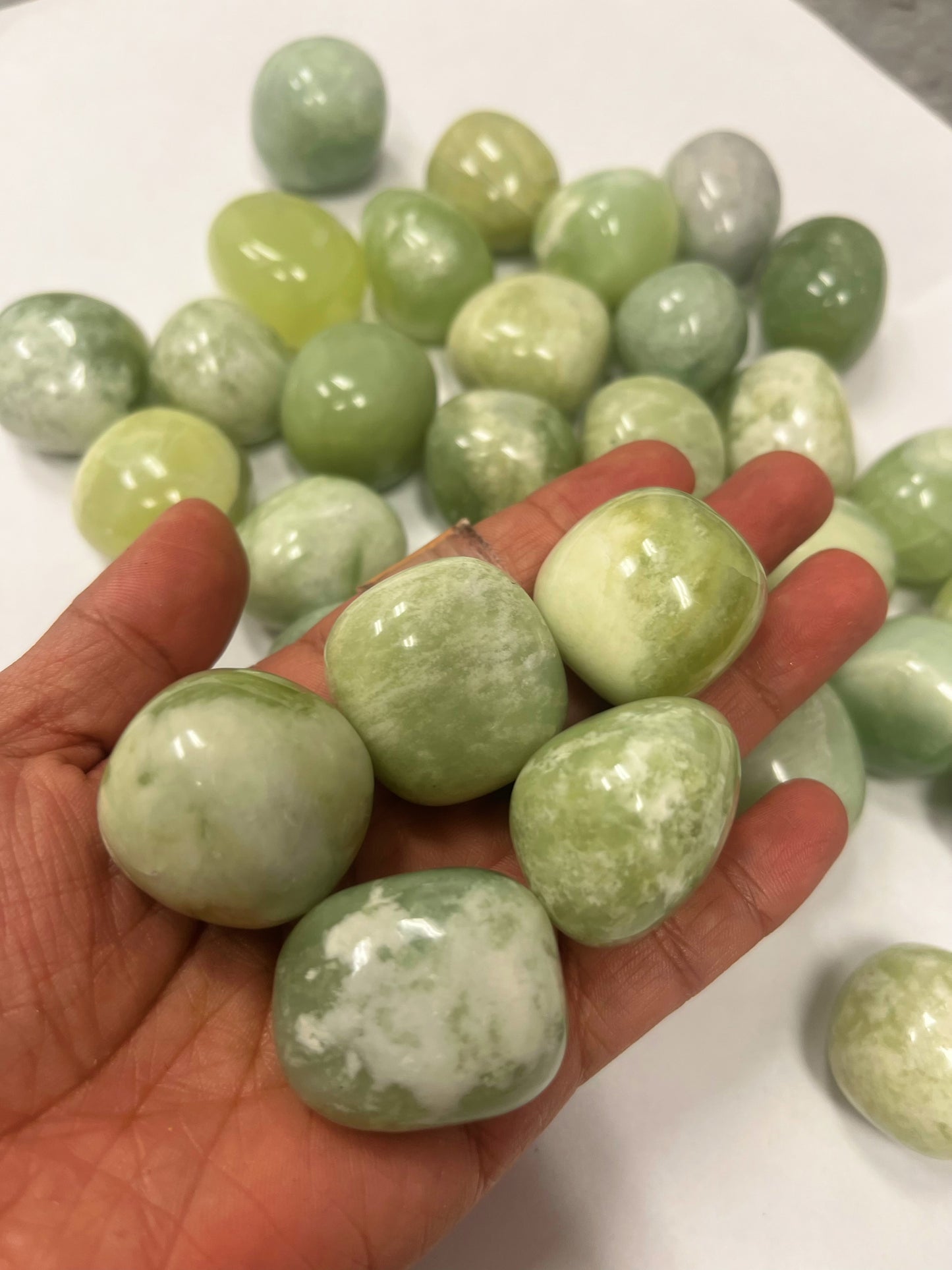 Green Jade Tumbled