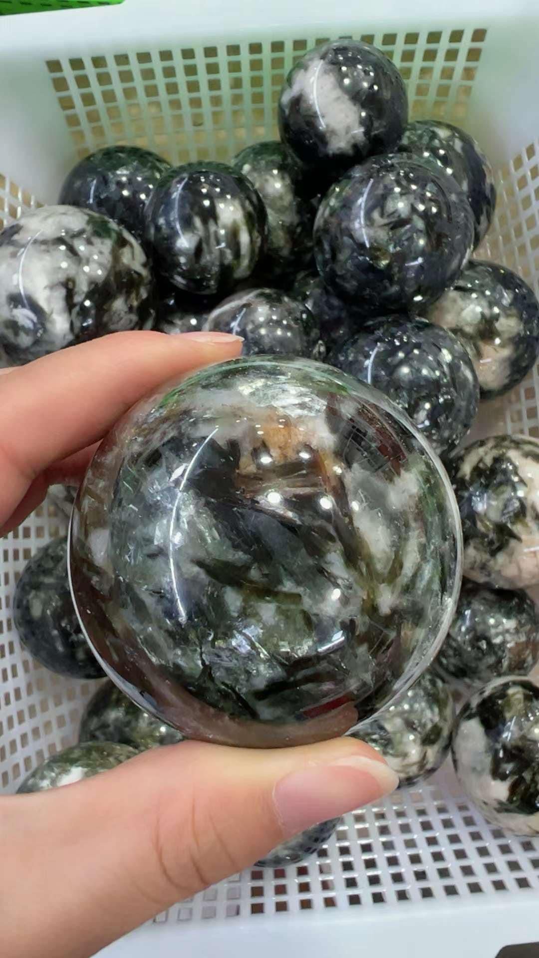 Green Mica Sphere