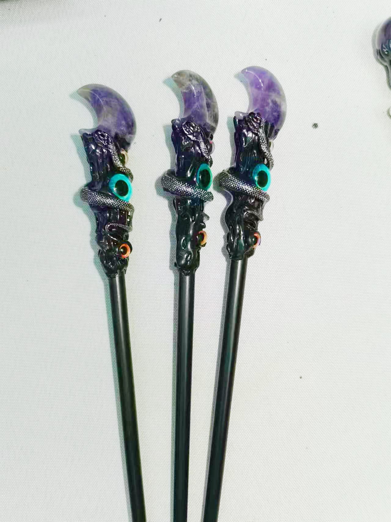 Amethyst Moon Magic Wand