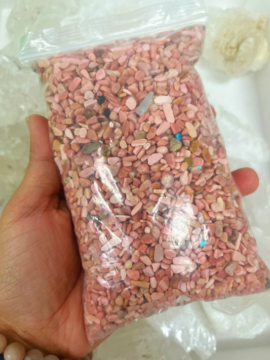 Pink Opal Chips One Pound