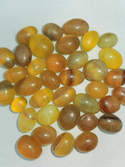 Yellow Fluorite Tumbled