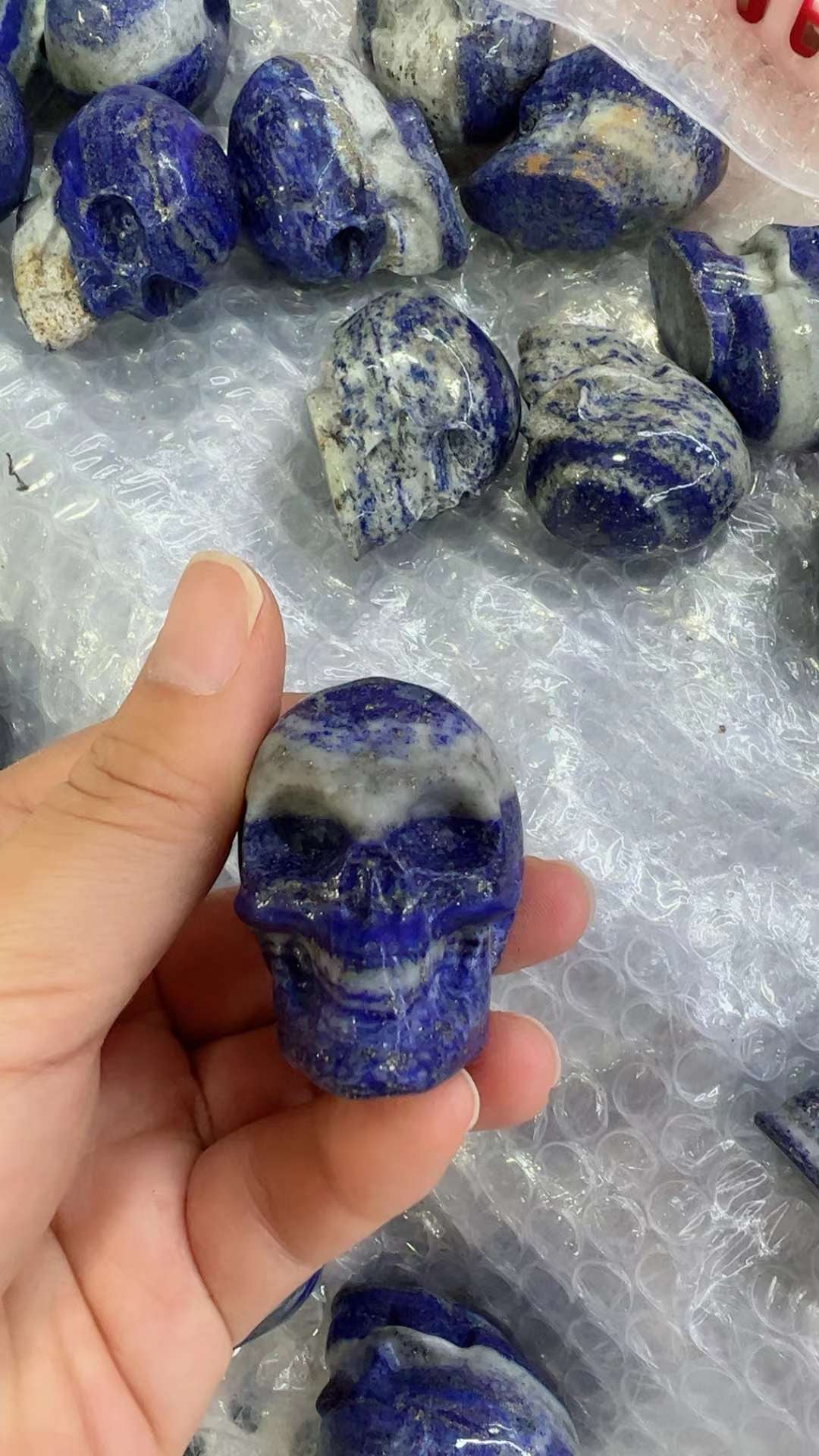 Lapis Lazuli Skull