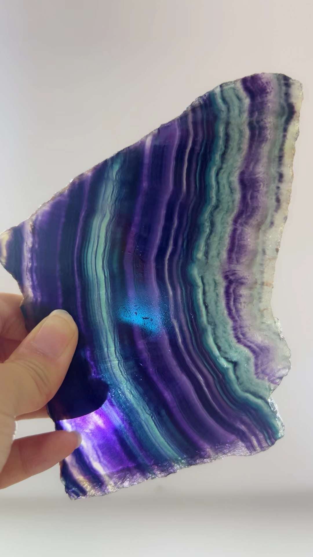 Rainbow Fluorite Slab