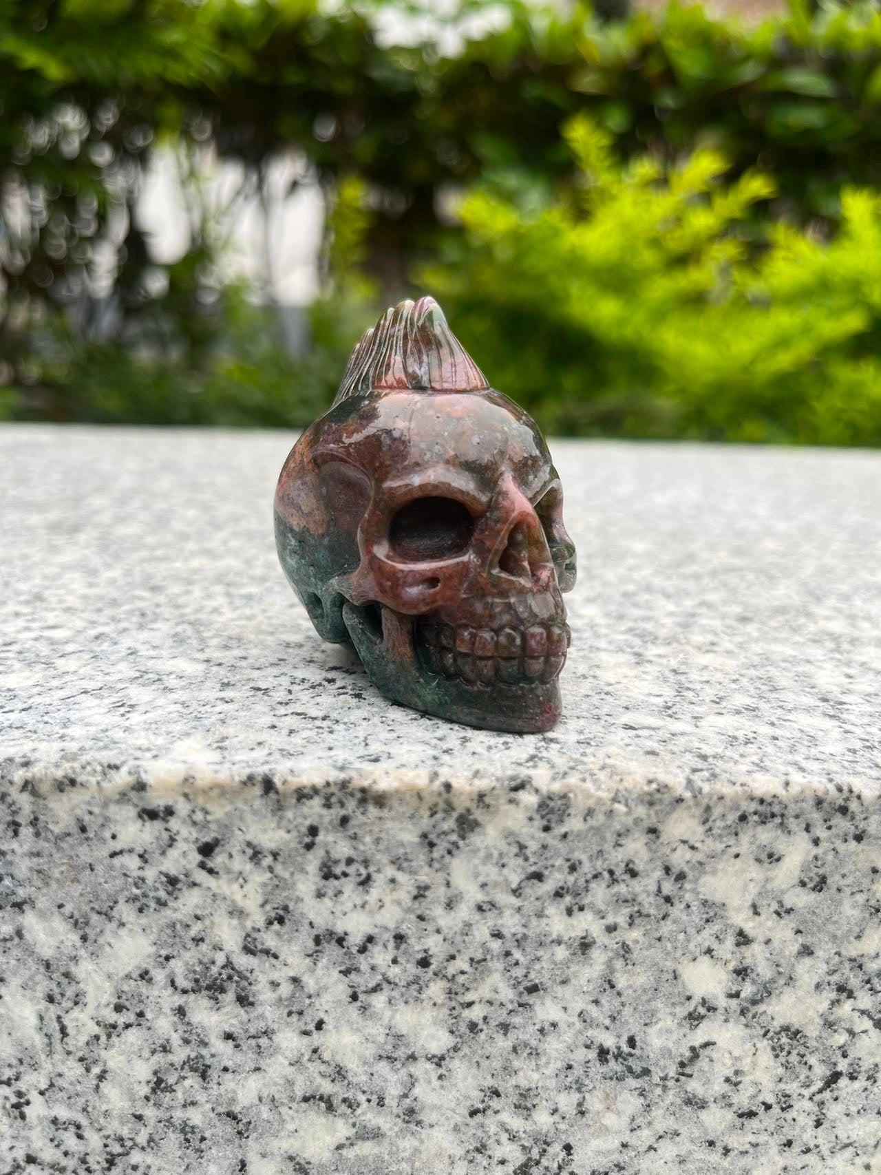 Ocean Jasper Skull