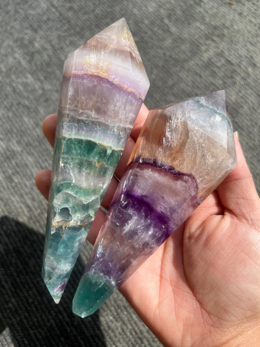 Rainbow Fluorite Wand