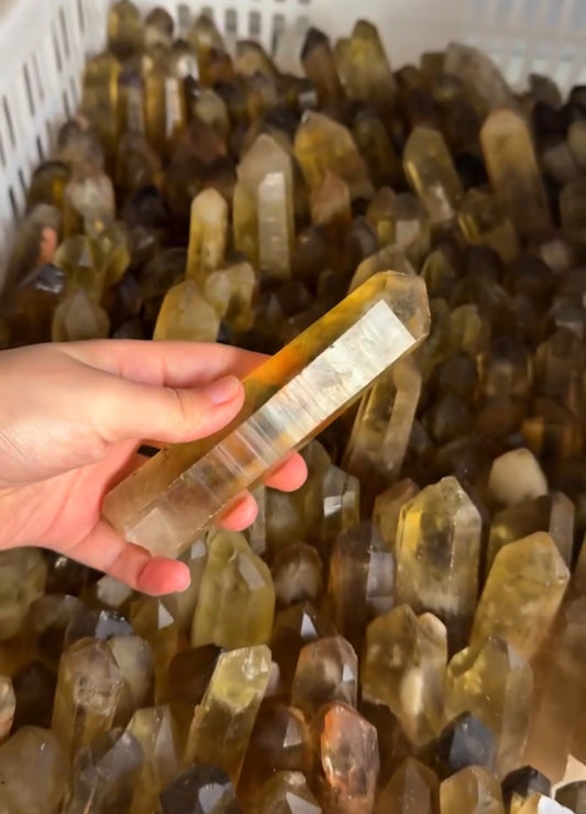 Congo Citrine Natural Points