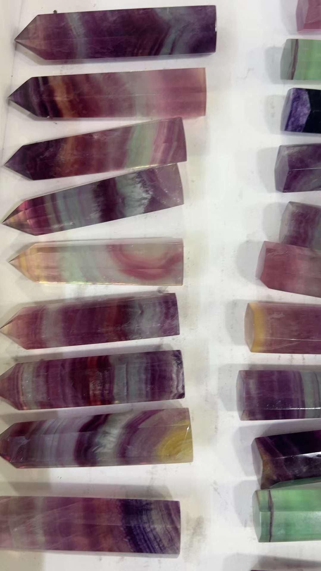 Watermelon Fluorite Tower