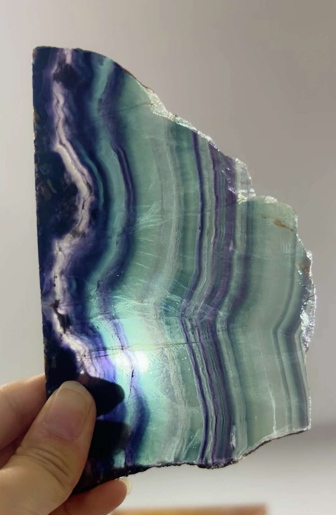 Rainbow Fluorite Slab