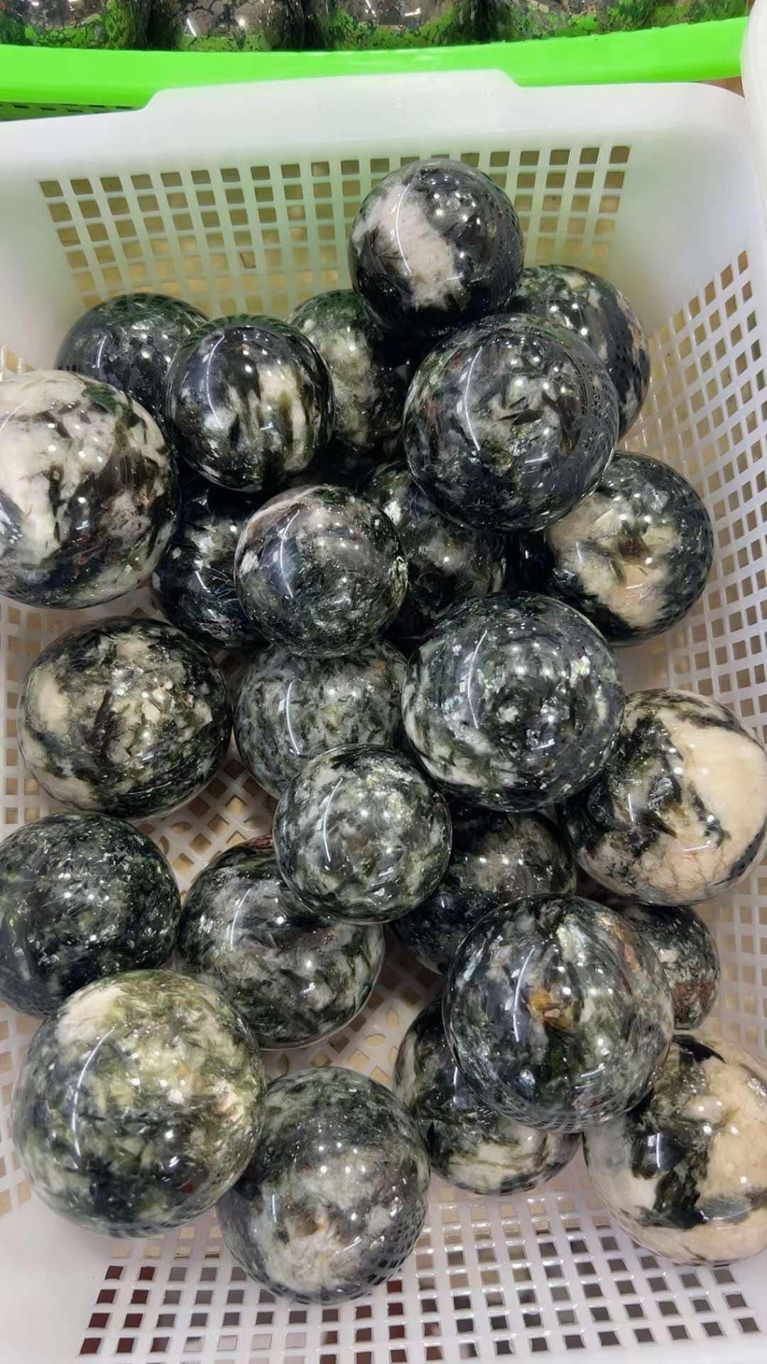 Green Mica Sphere