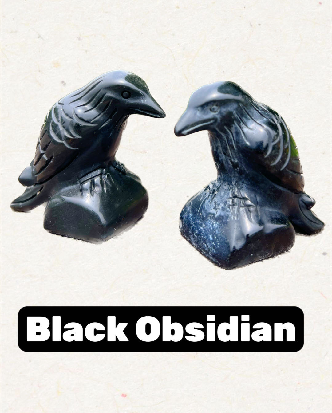 Black Obsidian Raven