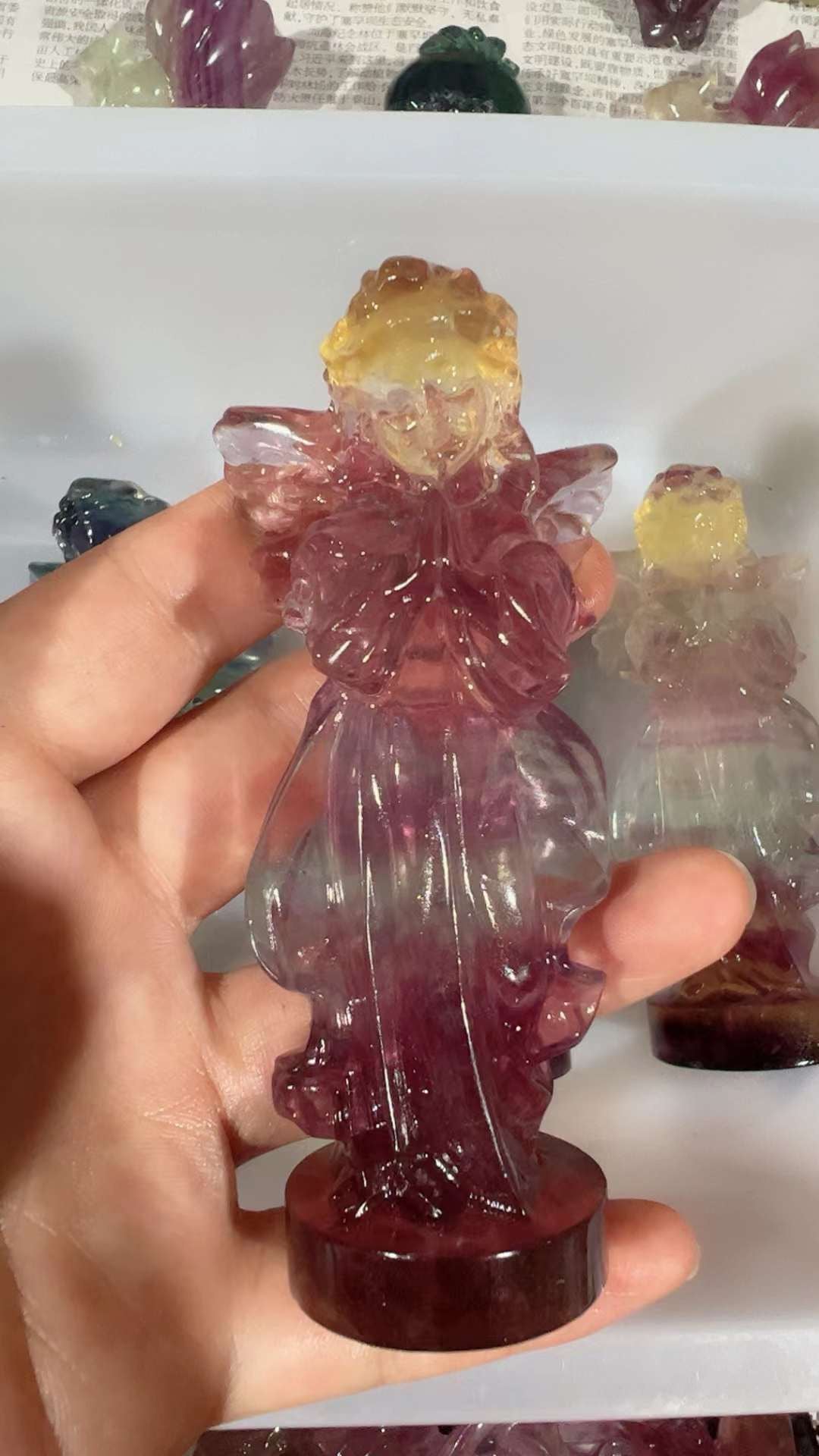 Rainbow Fluorite Fairy