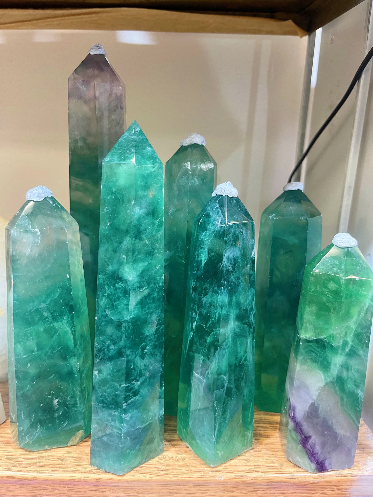 Green Fluorite Tower Large